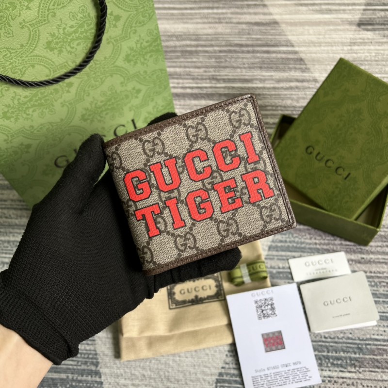 Gucci Replica 671652 Wallet Gucci Tiger wallet Beige